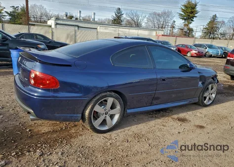 2005 Pontiac Gto from USA, damaged, VIN 6G2VX12U85L407682